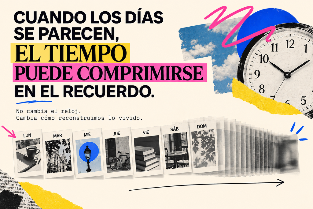 Por qué el tiempo pasa más rápido cuando crecemos: reloj y calendario